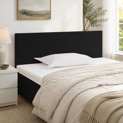 Stylish Black Fabric Headboard for Your Bedroom