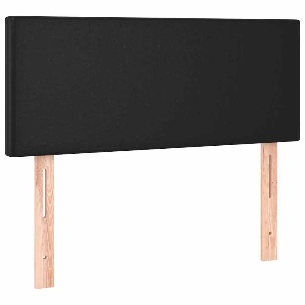 Faux Leather Headboard Black 100cm Adjustable Height Bedroom Bed Support