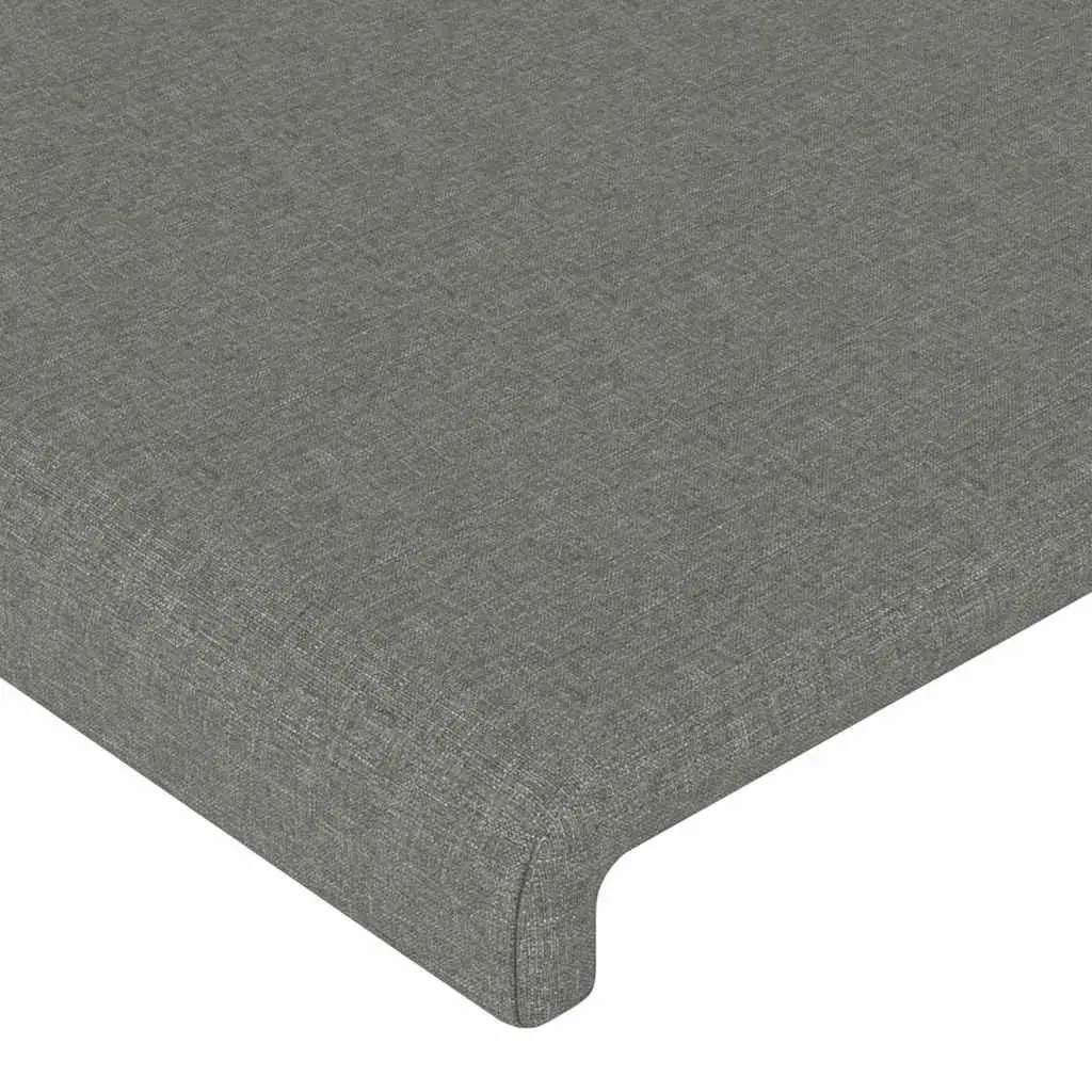 Dark Grey Fabric Headboards 2 pcs 72 cm Adjustable