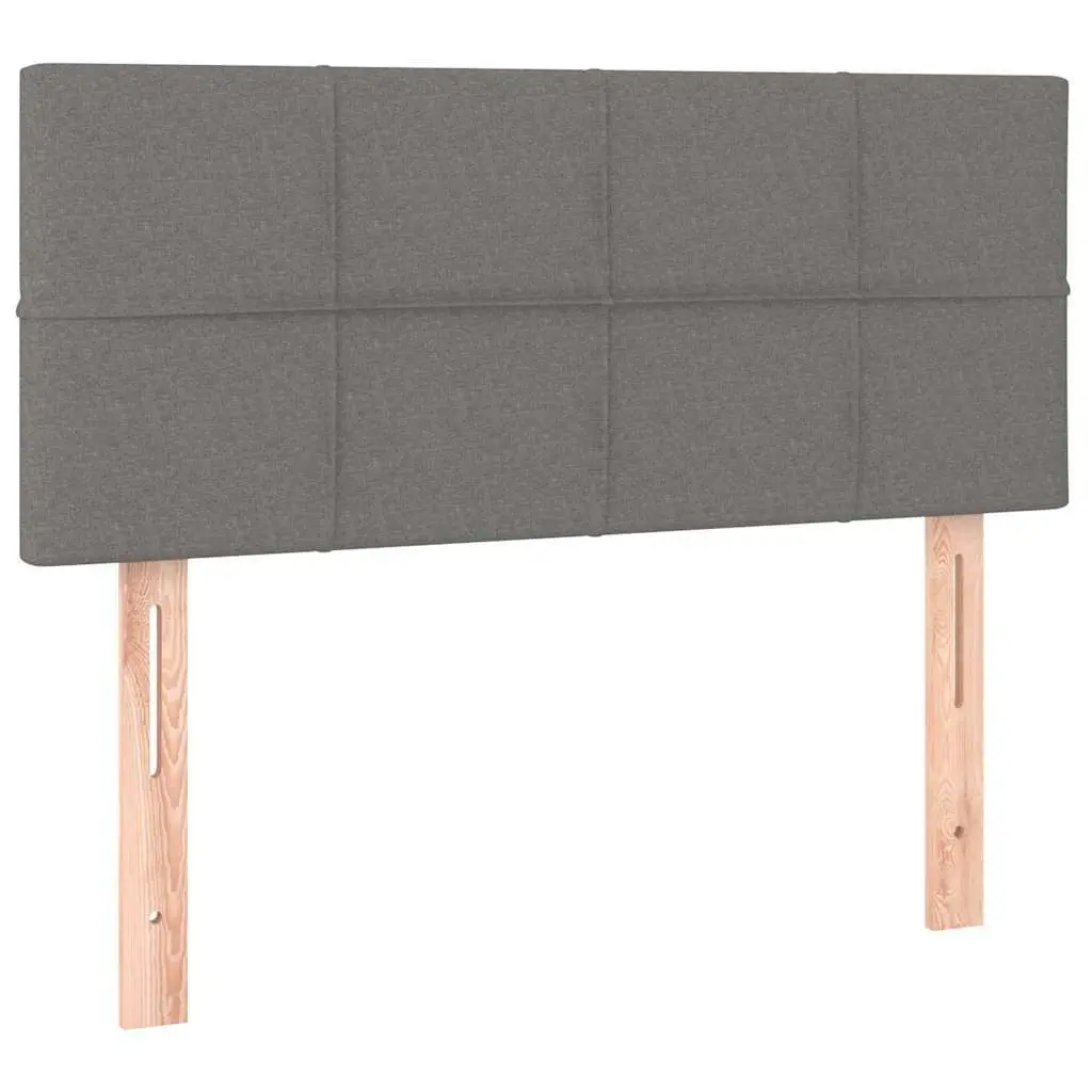 Headboard Dark Grey 100cm Fabric Adjustable Height
