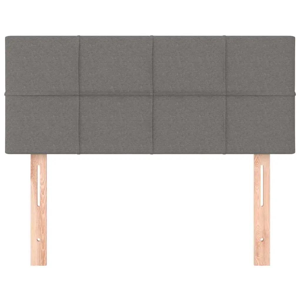 Headboard Dark Grey 100cm Fabric Adjustable Height