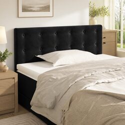 Black Velvet Headboard 100 cm for Your Bedroom