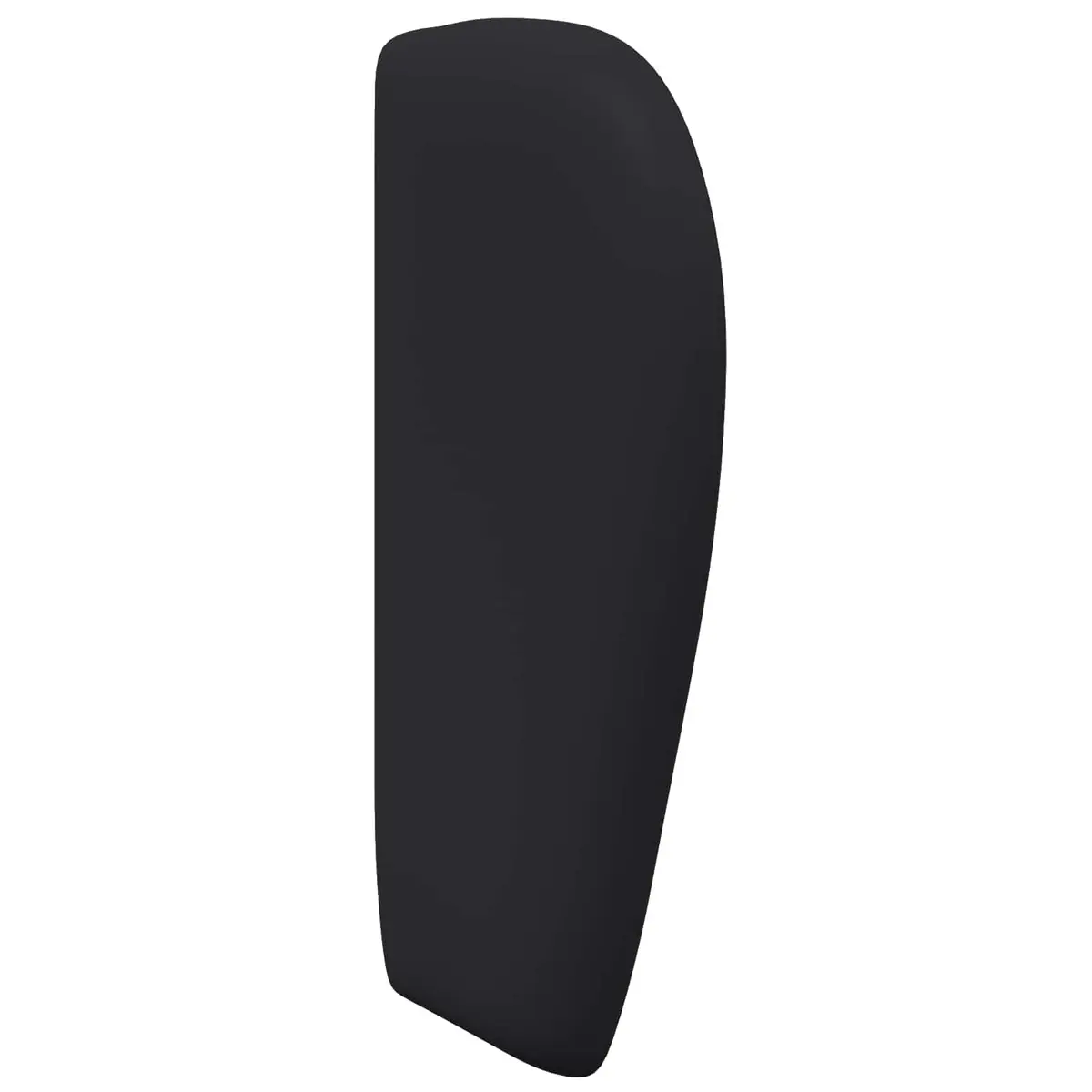 Headboard Modern Black PVC Foam 40 x 23 x 6 cm Plywood Frame