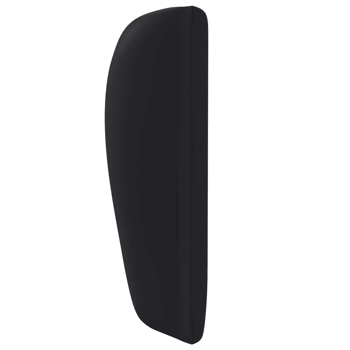 Headboard Modern Black PVC Foam 40 x 23 x 6 cm Plywood Frame
