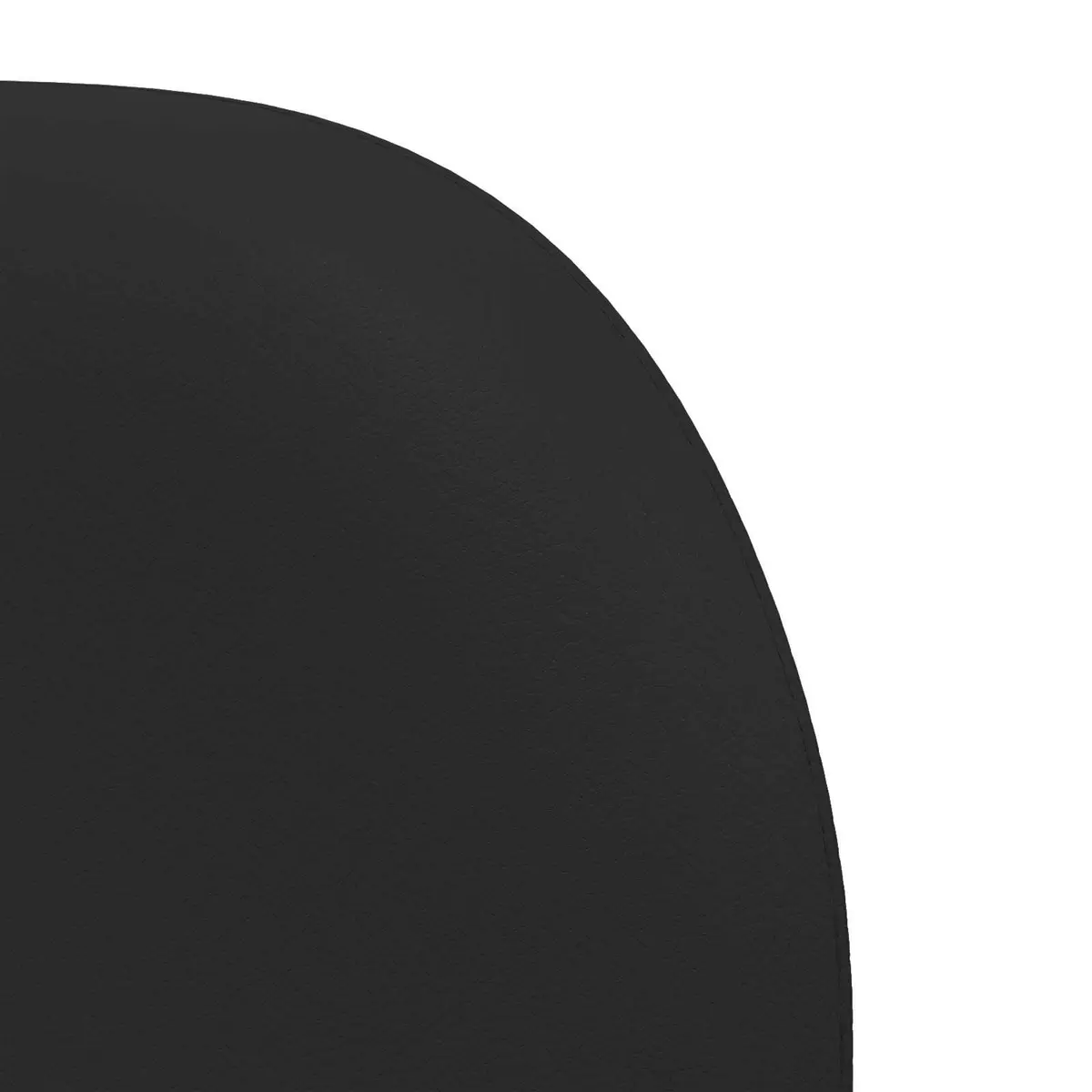 Headboard Modern Black PVC Foam 40 x 23 x 6 cm Plywood Frame