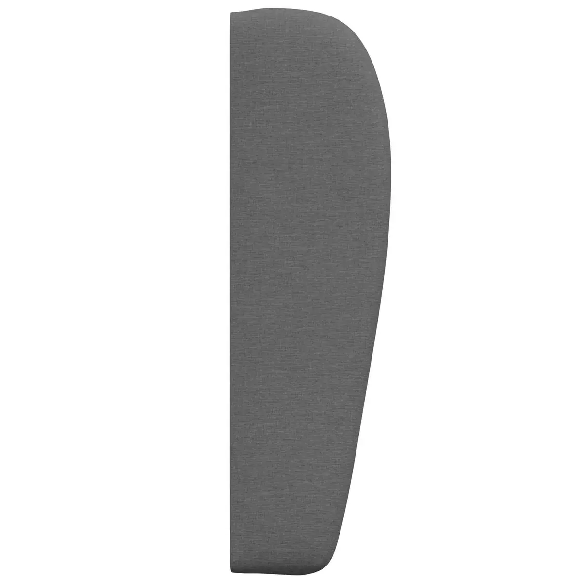 Headboard Wave Ear Modern Bedroom Dim Grey Fabric Upholstered