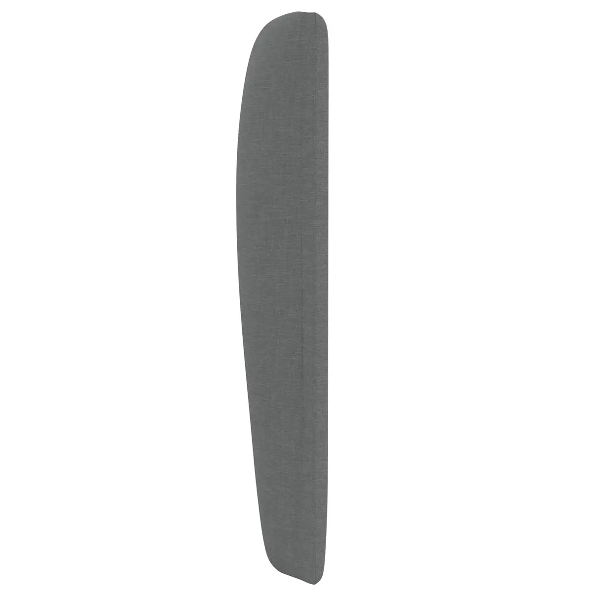 Headboard Wave Ear Modern Bedroom Dim Grey Fabric Upholstered