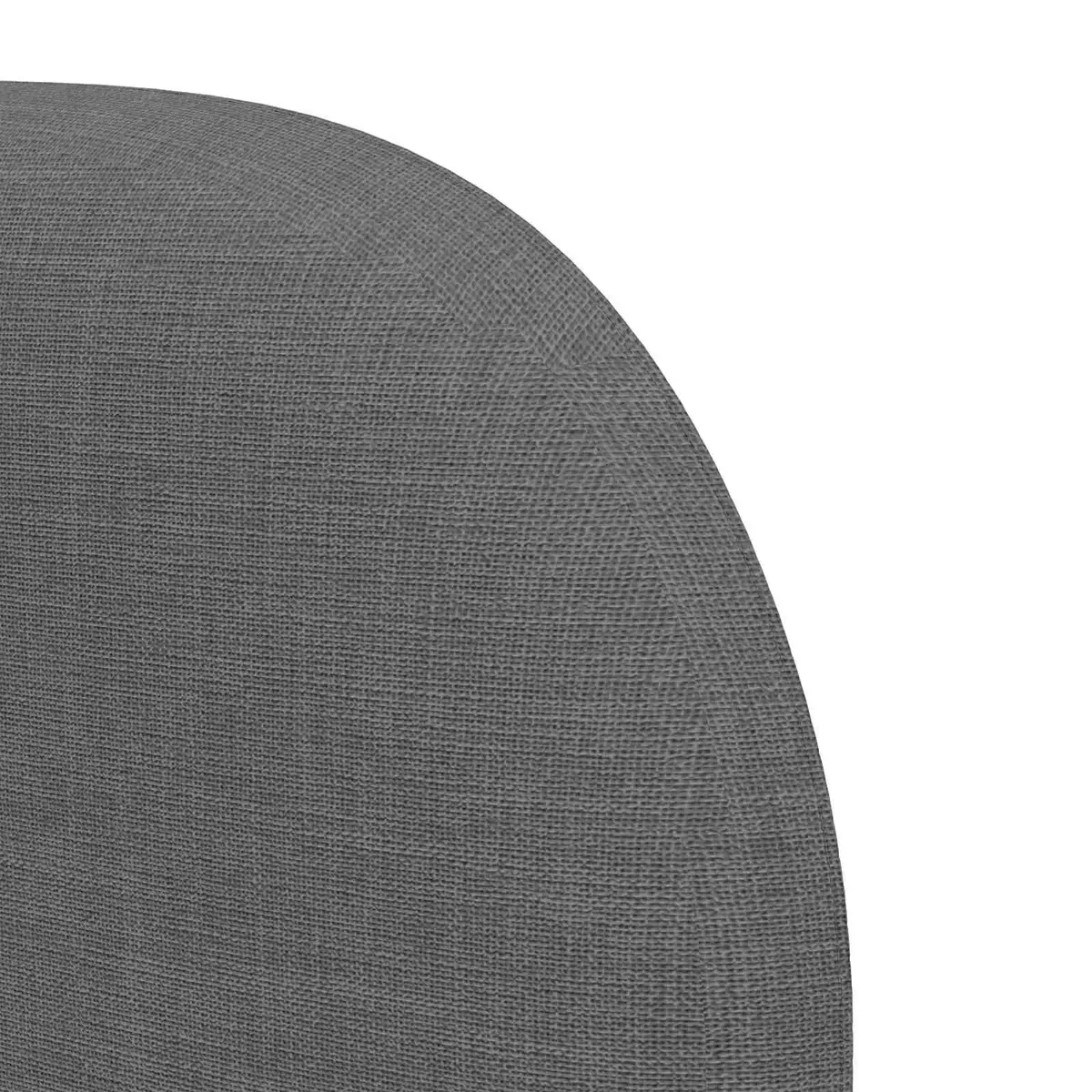 Headboard Wave Ear Modern Bedroom Dim Grey Fabric Upholstered
