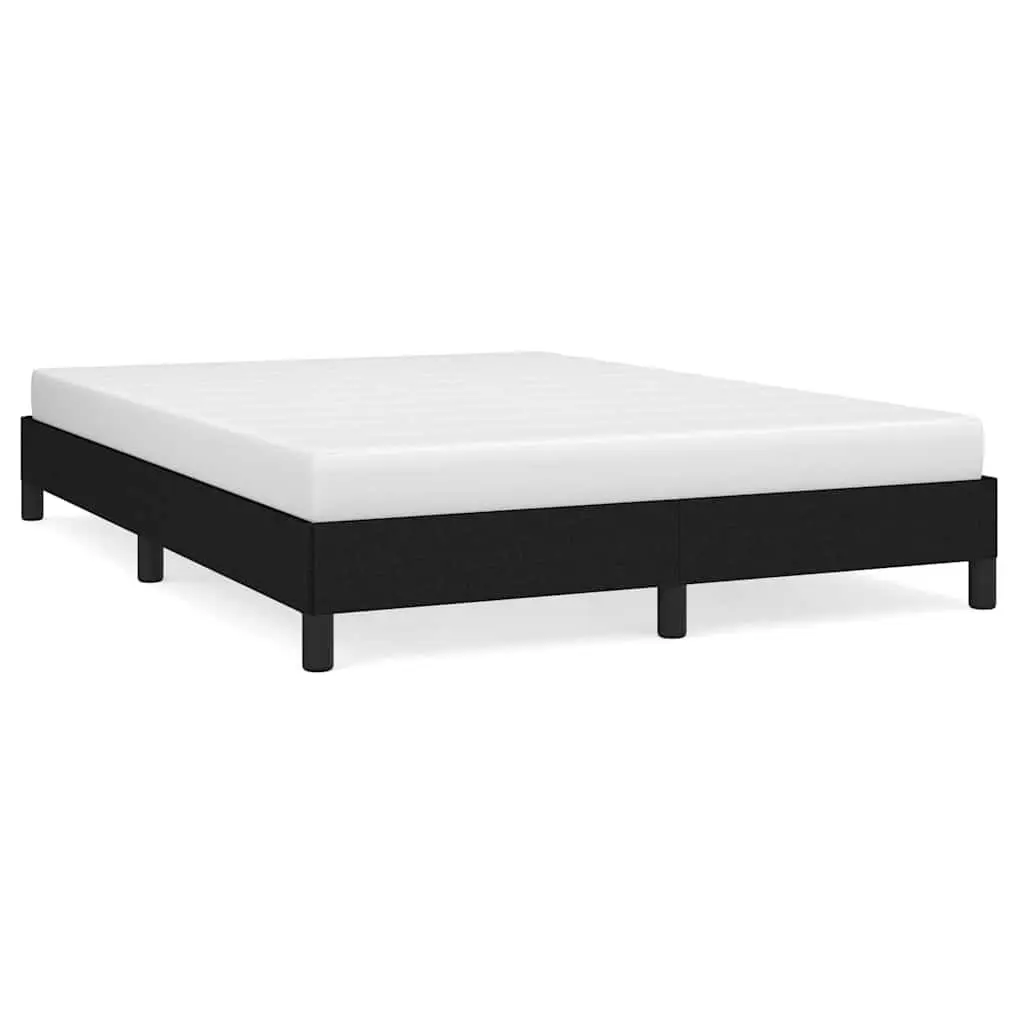 Black Fabric Queen Bed Frame 152x203 cm