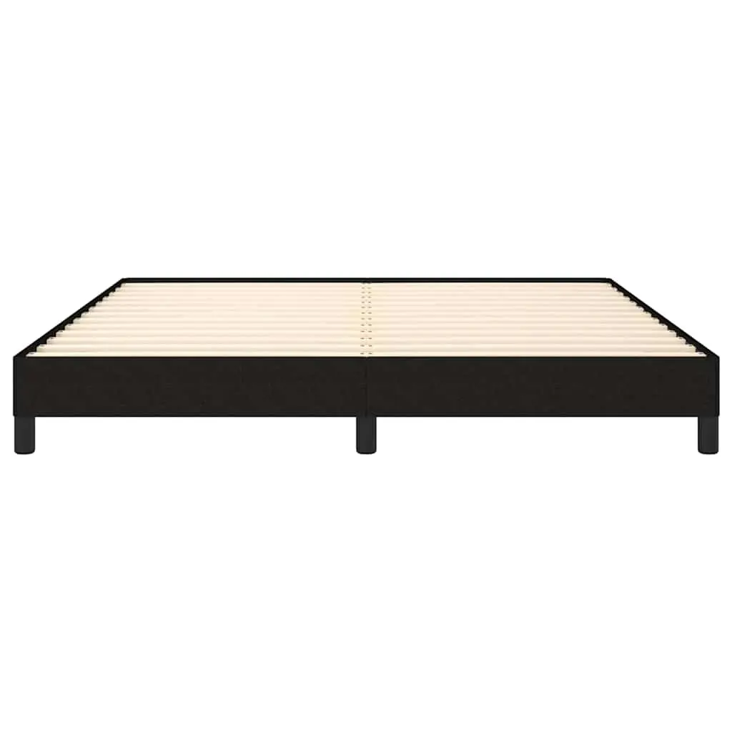 Black Fabric Queen Bed Frame 152x203 cm