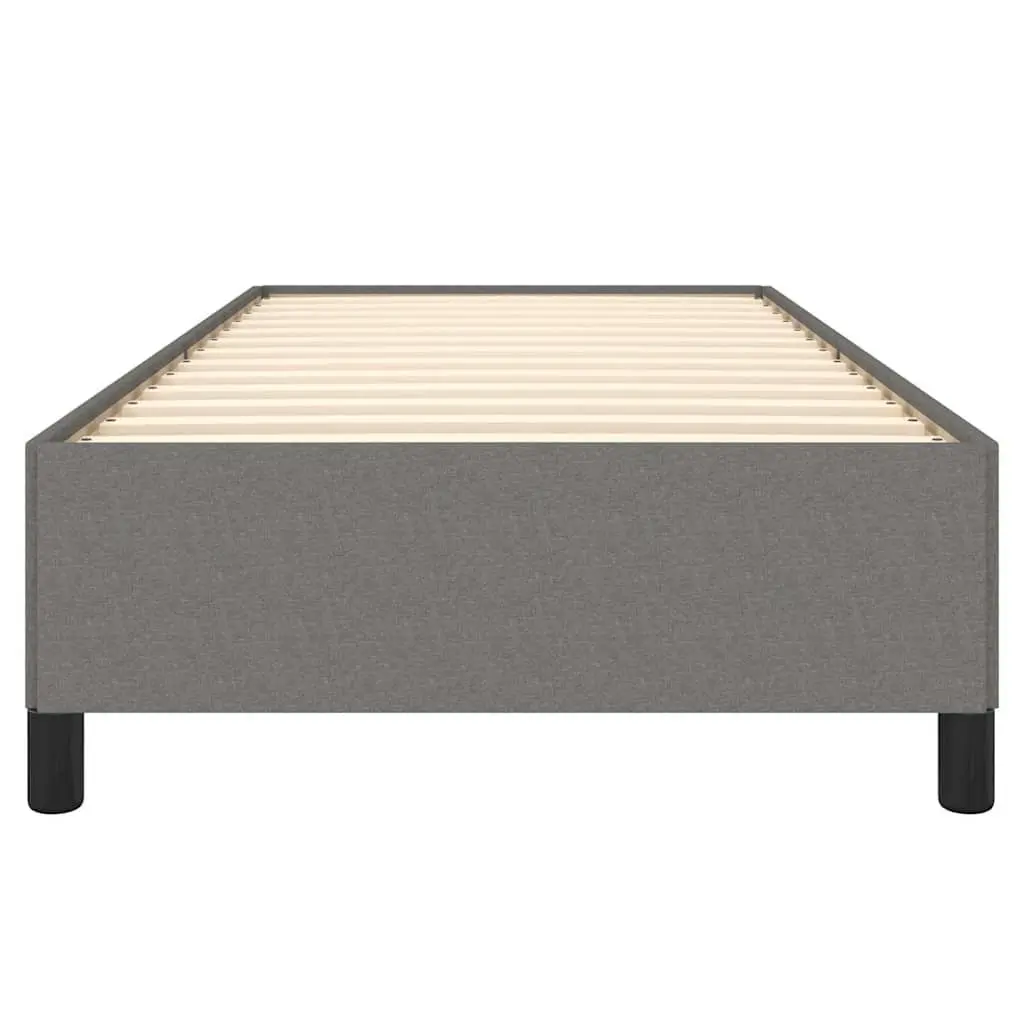 Grey Fabric King Single Bed Frame with Sturdy Legs