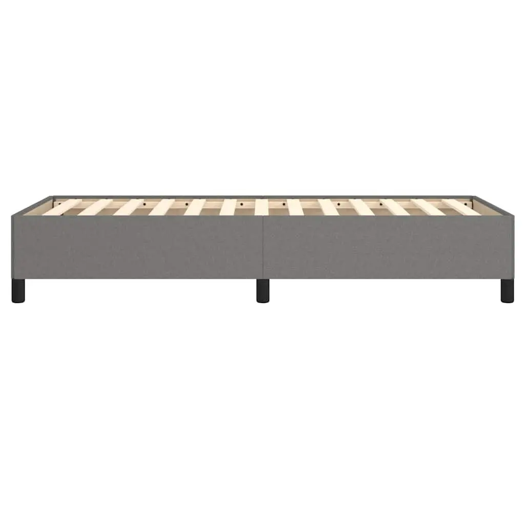 Grey Fabric King Single Bed Frame with Sturdy Legs