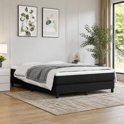 Medium Firm Pocket Spring Mattress in Black 137x190x20 cm
