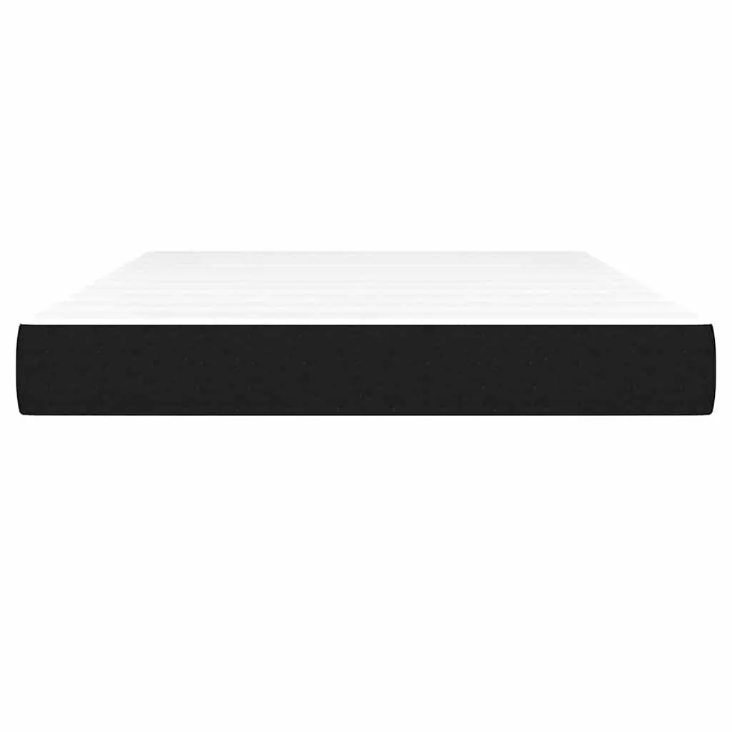 Pocket Spring Bed Mattress Medium Firmness Black 137x190x20 cm Fabric