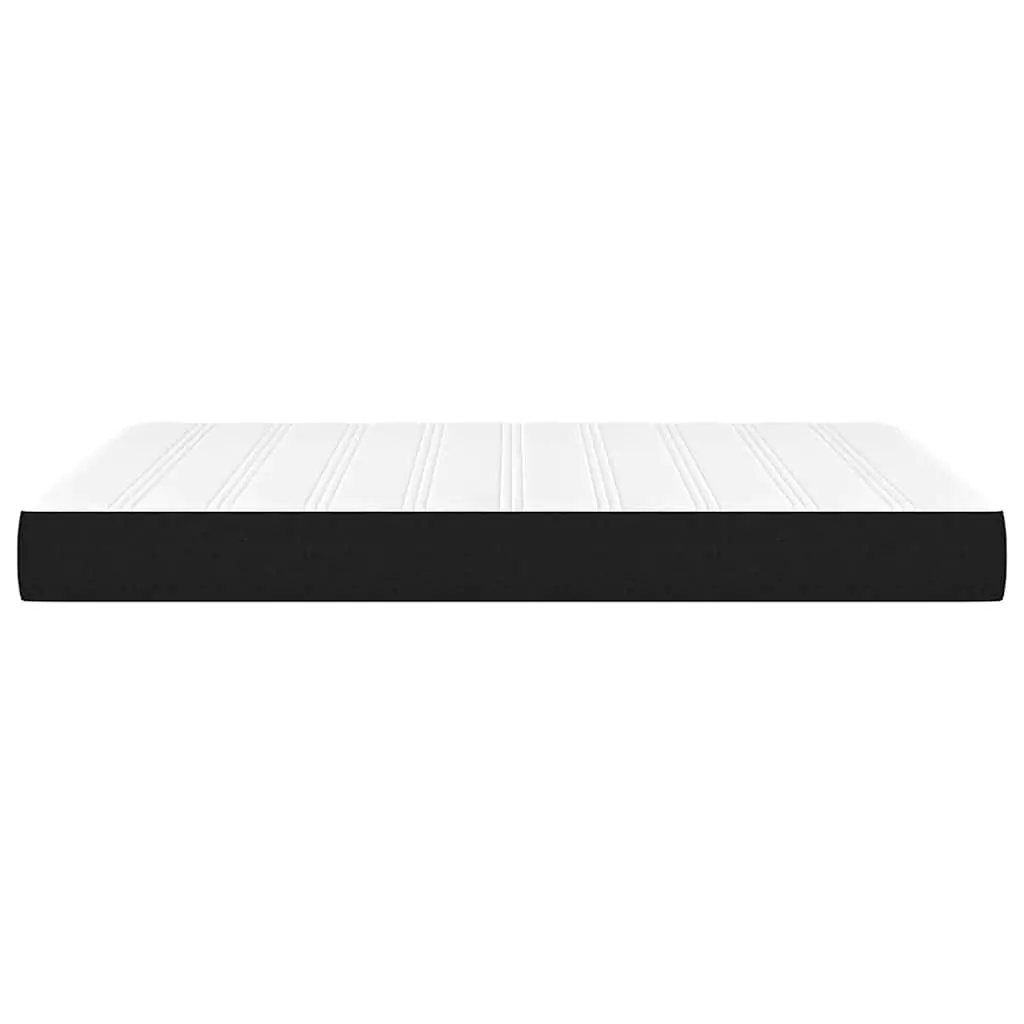 Pocket Spring Bed Mattress Medium Firmness Black 137x190x20 cm Fabric