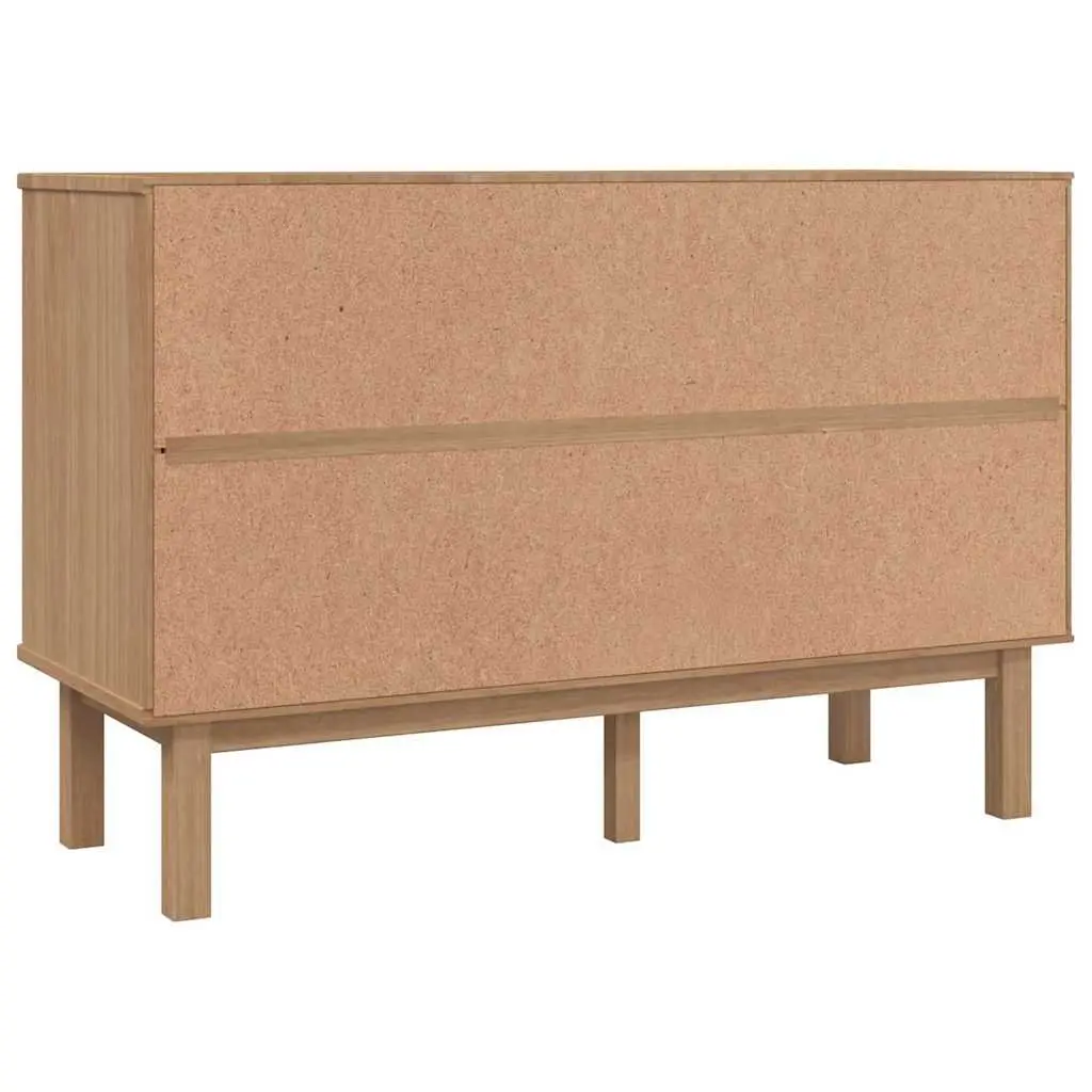 Drawer Cabinet Chest of Drawers White Scandinavian Style 6 Drawers Solid Pine Wood