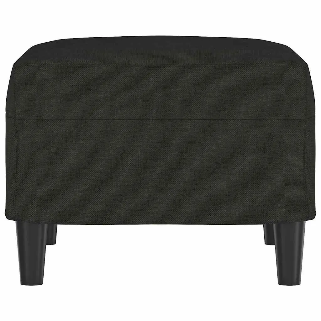 Black Footstool Ottoman for Living Rooms