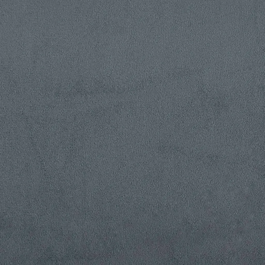 Grey Velvet Footstool 60x50x41cm for Relaxation