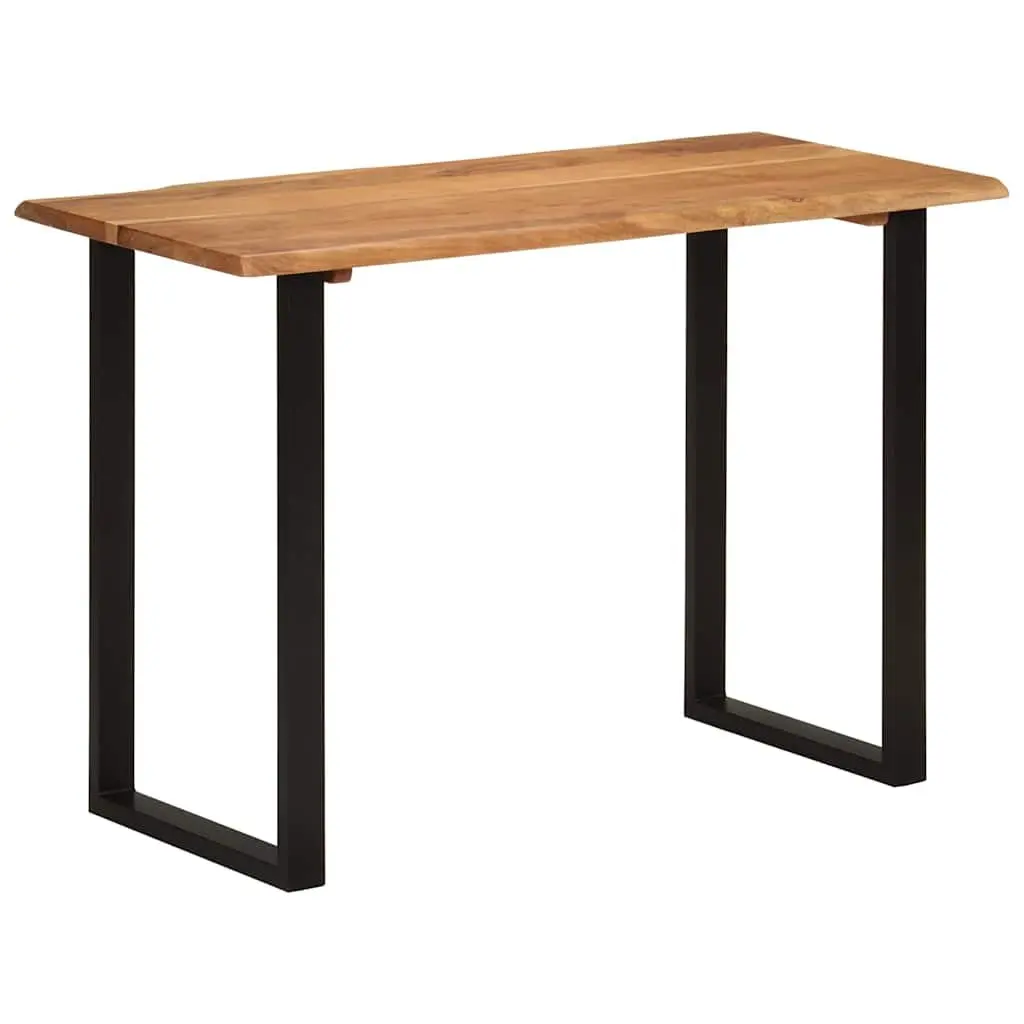 Natural Brown Acacia Wood Dining Table 110x50x76cm