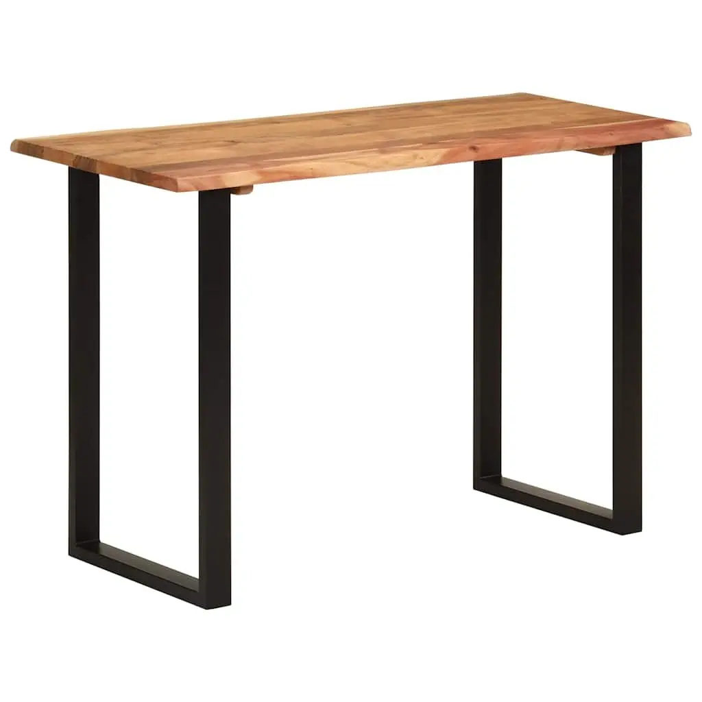 Natural Brown Acacia Wood Dining Table 110x50x76cm