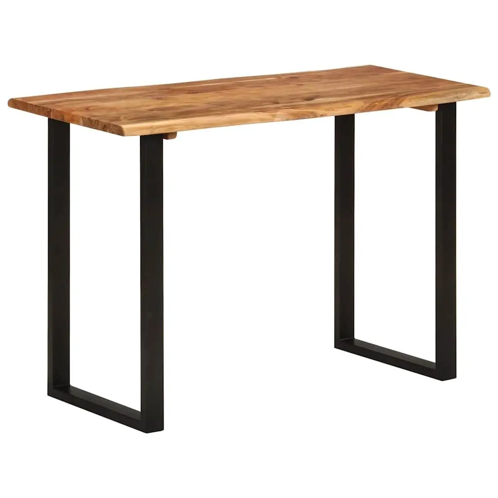 Natural Brown Acacia Wood Dining Table 110x50x76cm