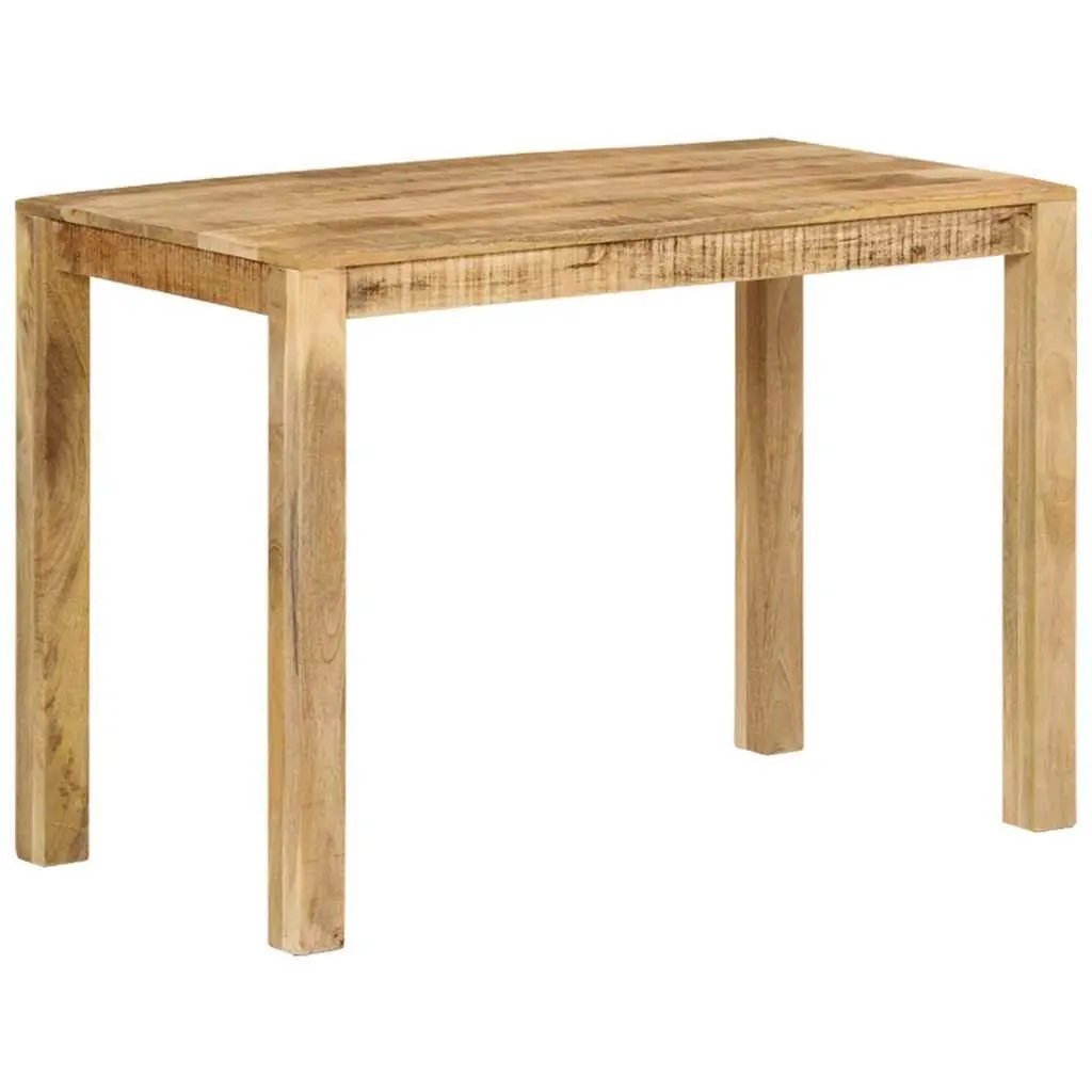 Dining Table 110x55x76 cm Brown Solid Wood Kitchen Furniture Room Desk