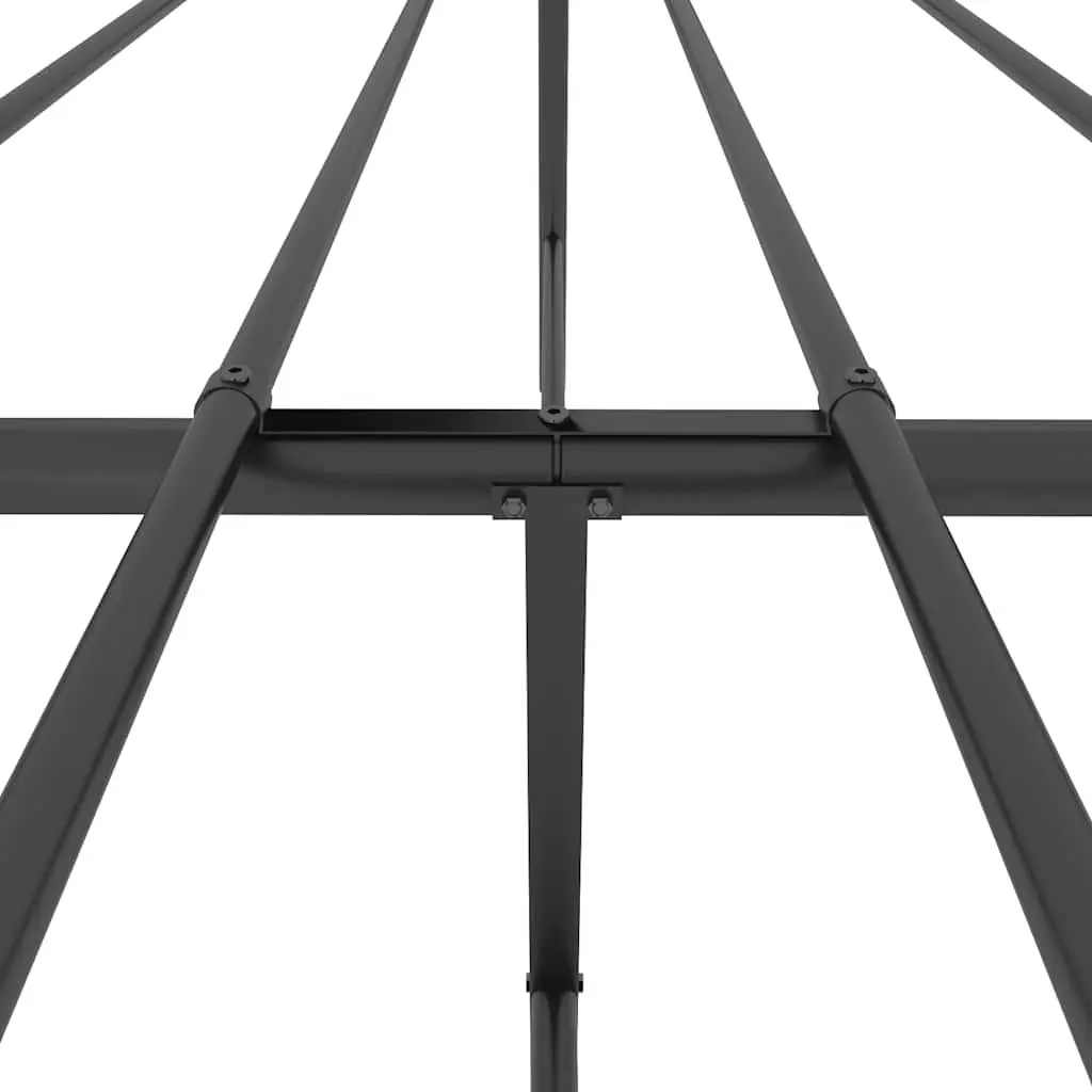 King Size Metal Bed Frame with Headboard and Footboard