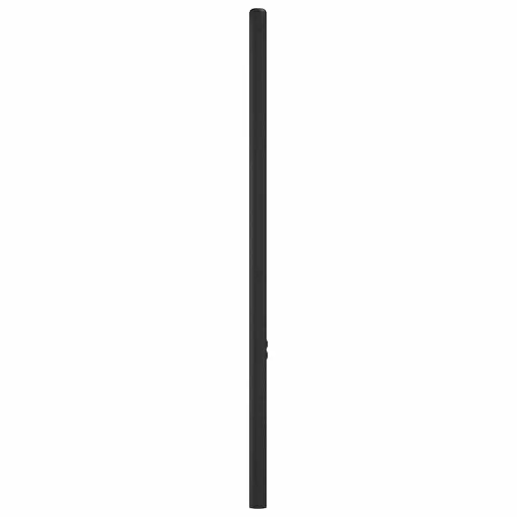 Metal Headboard Black 107cm Powder Coated Steel Frame