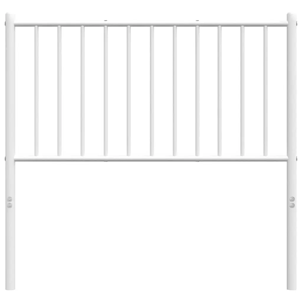 Metal Headboard White 90cm Bed Frame Head Board Bedroom Furniture Stylish Design