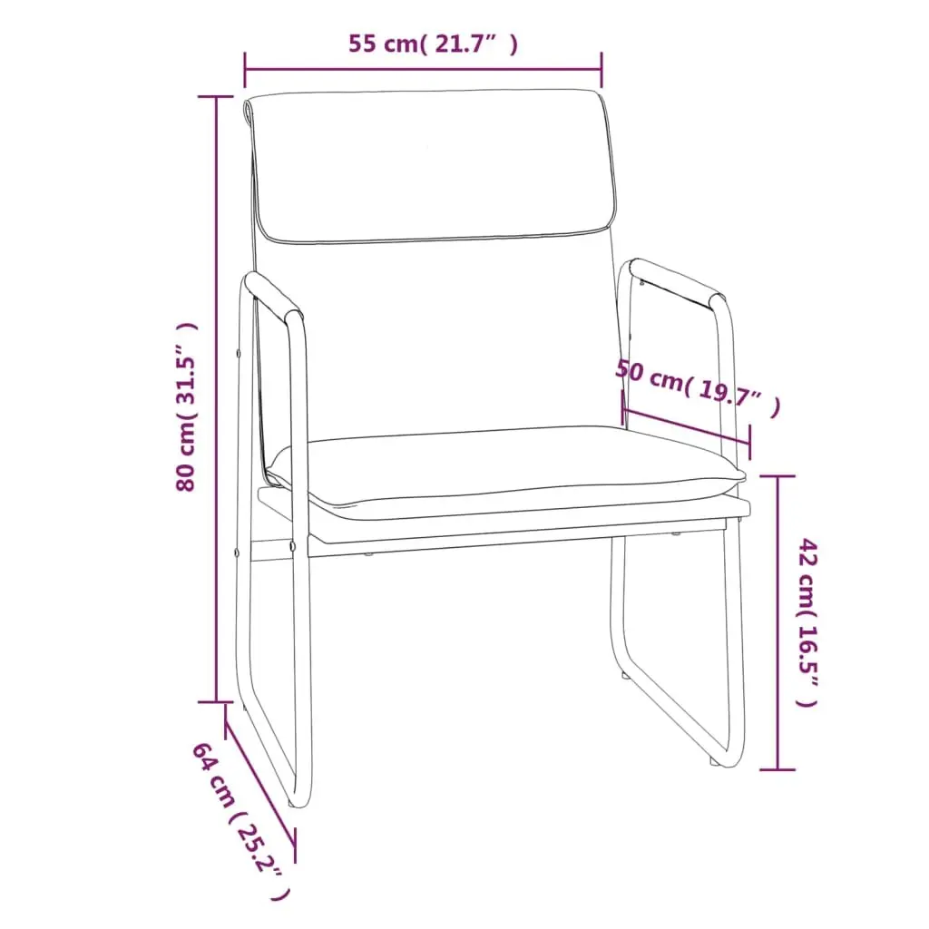 Lounge Chair Cream Fabric Upholstered Armchair Recliner