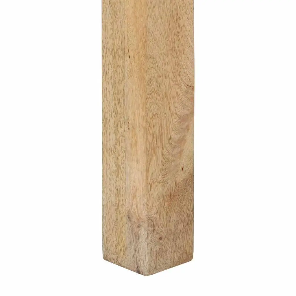 Console Table Solid Mango Wood 110x30x75 cm Entryway with 2 Storage Drawers