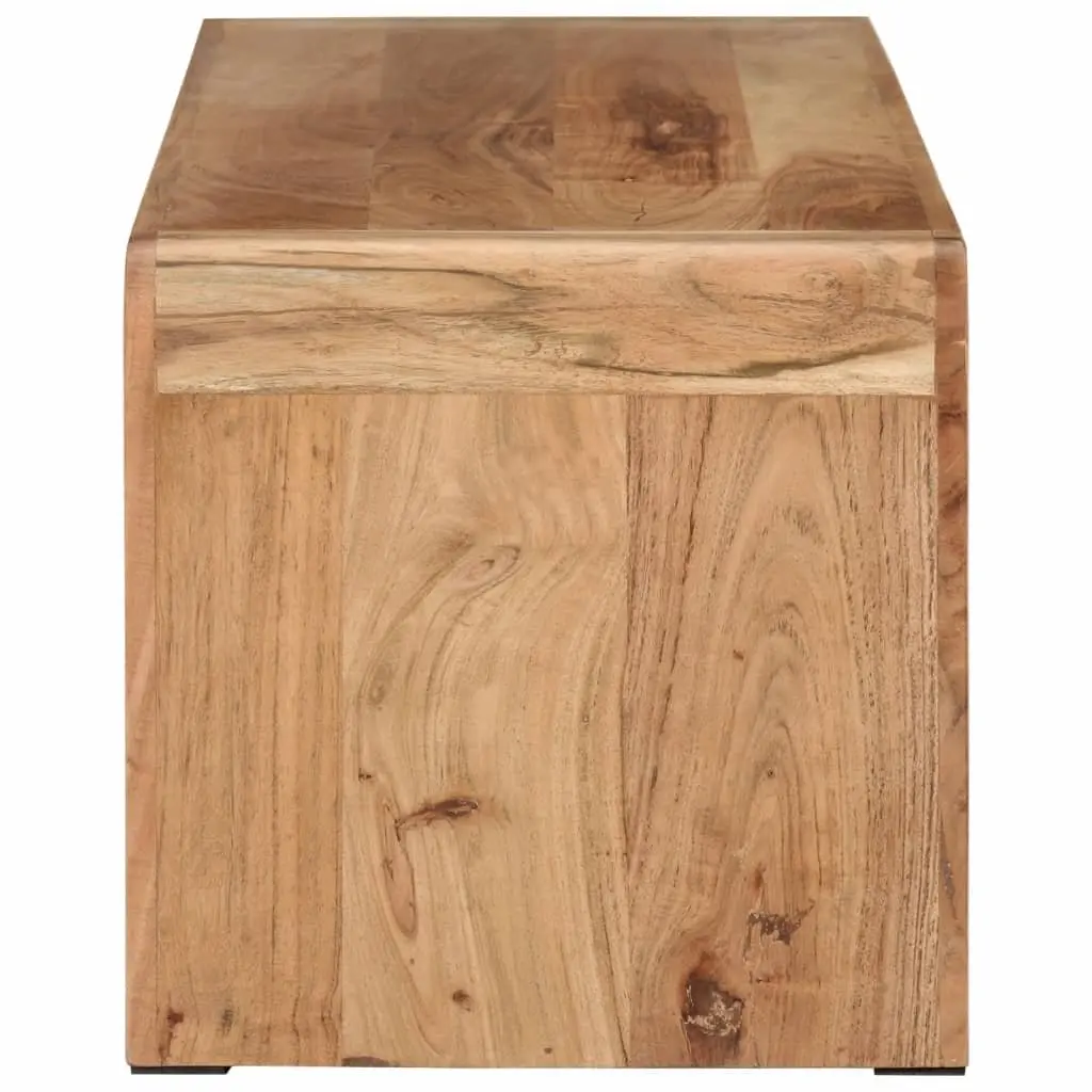 TV Stand Rustic Farmhouse 110x33x33 cm Solid Acacia Wood