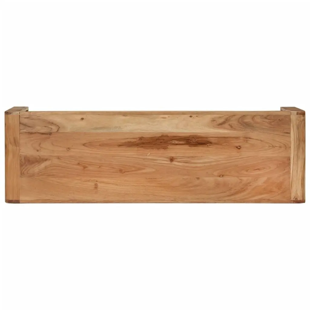 TV Stand Rustic Farmhouse 110x33x33 cm Solid Acacia Wood