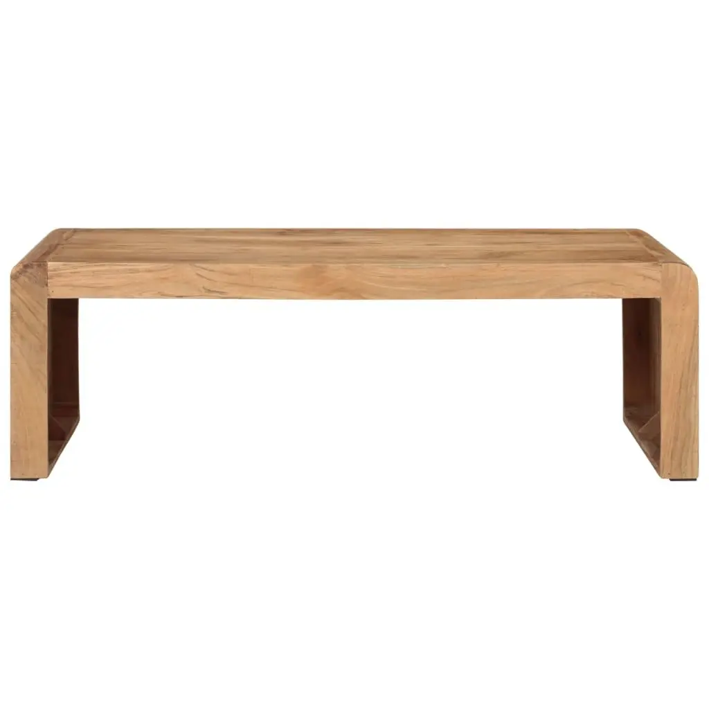 Coffee Table Farmhouse 110x55x35 cm Solid Acacia Wood Brown