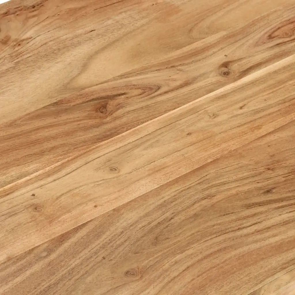 Coffee Table Farmhouse 110x55x35 cm Solid Acacia Wood Brown