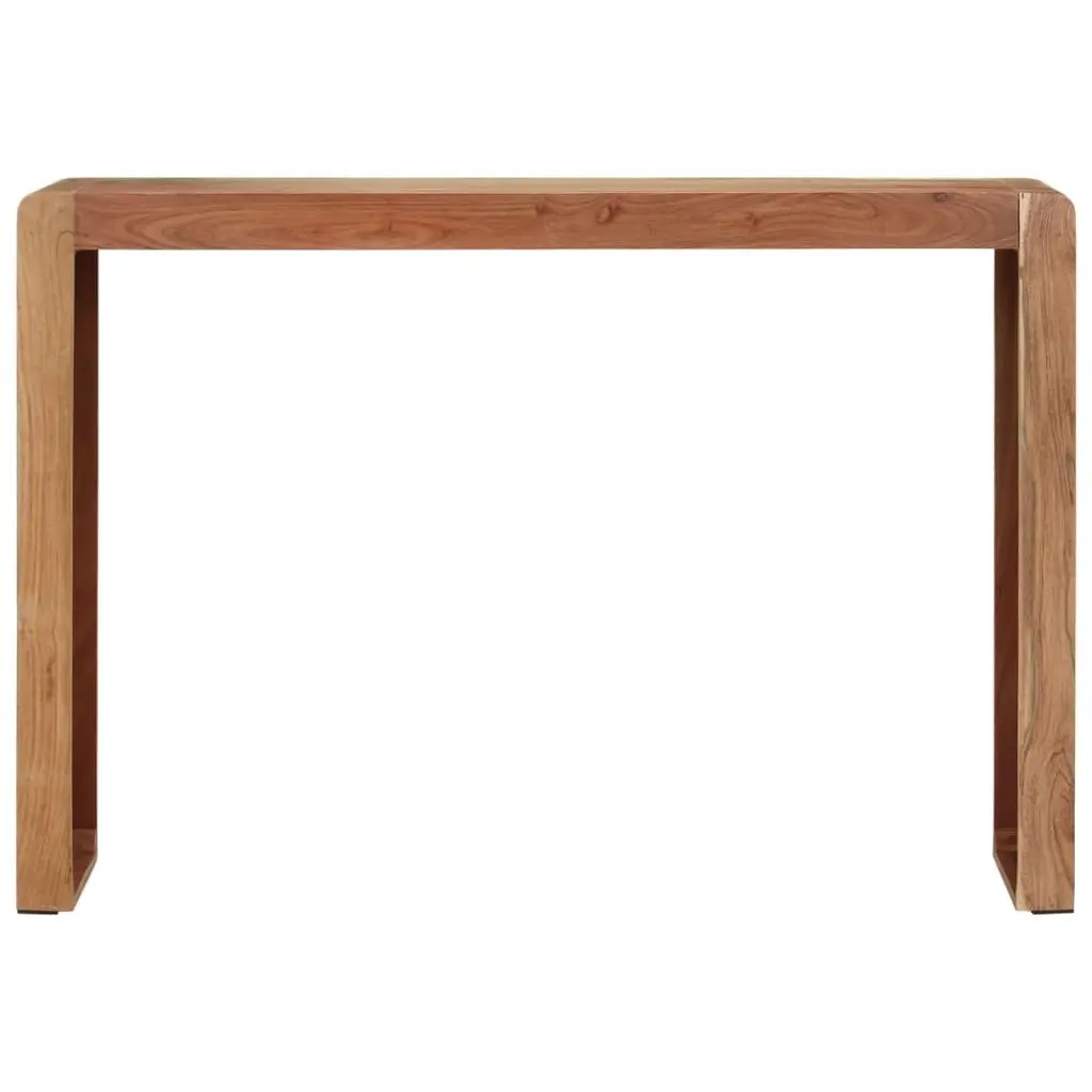 Rustic Acacia Wood Console Table 110x30x76 cm