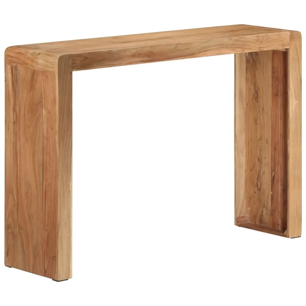 Rustic Acacia Wood Console Table 110x30x76 cm