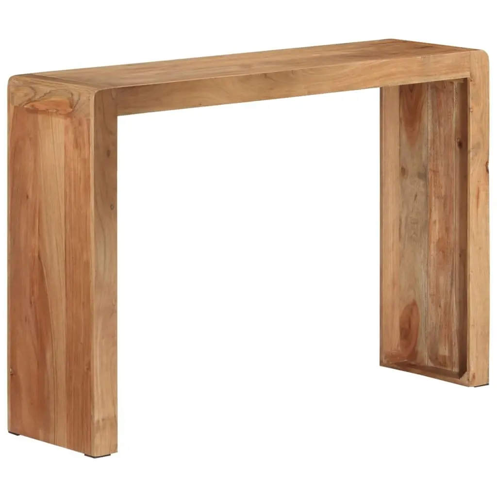 Rustic Acacia Wood Console Table 110x30x76 cm