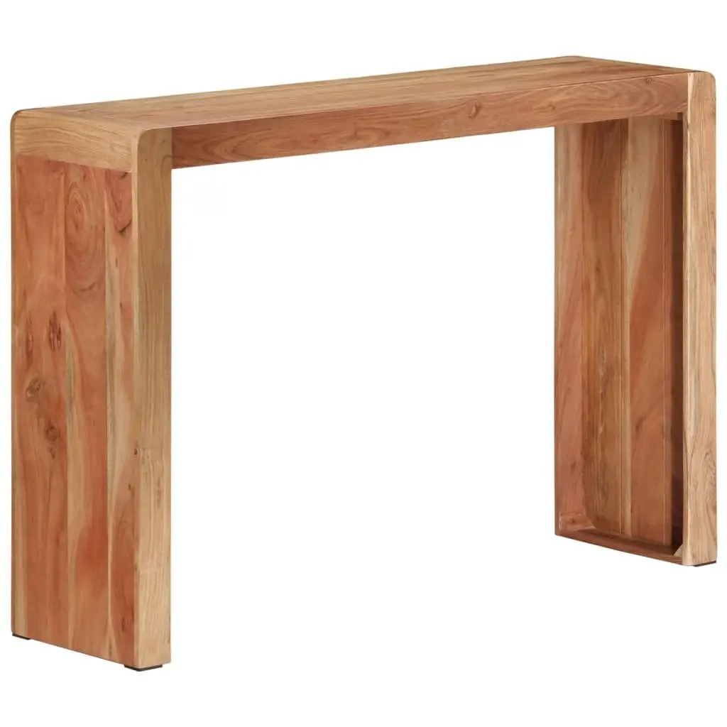 Rustic Acacia Wood Console Table 110x30x76 cm