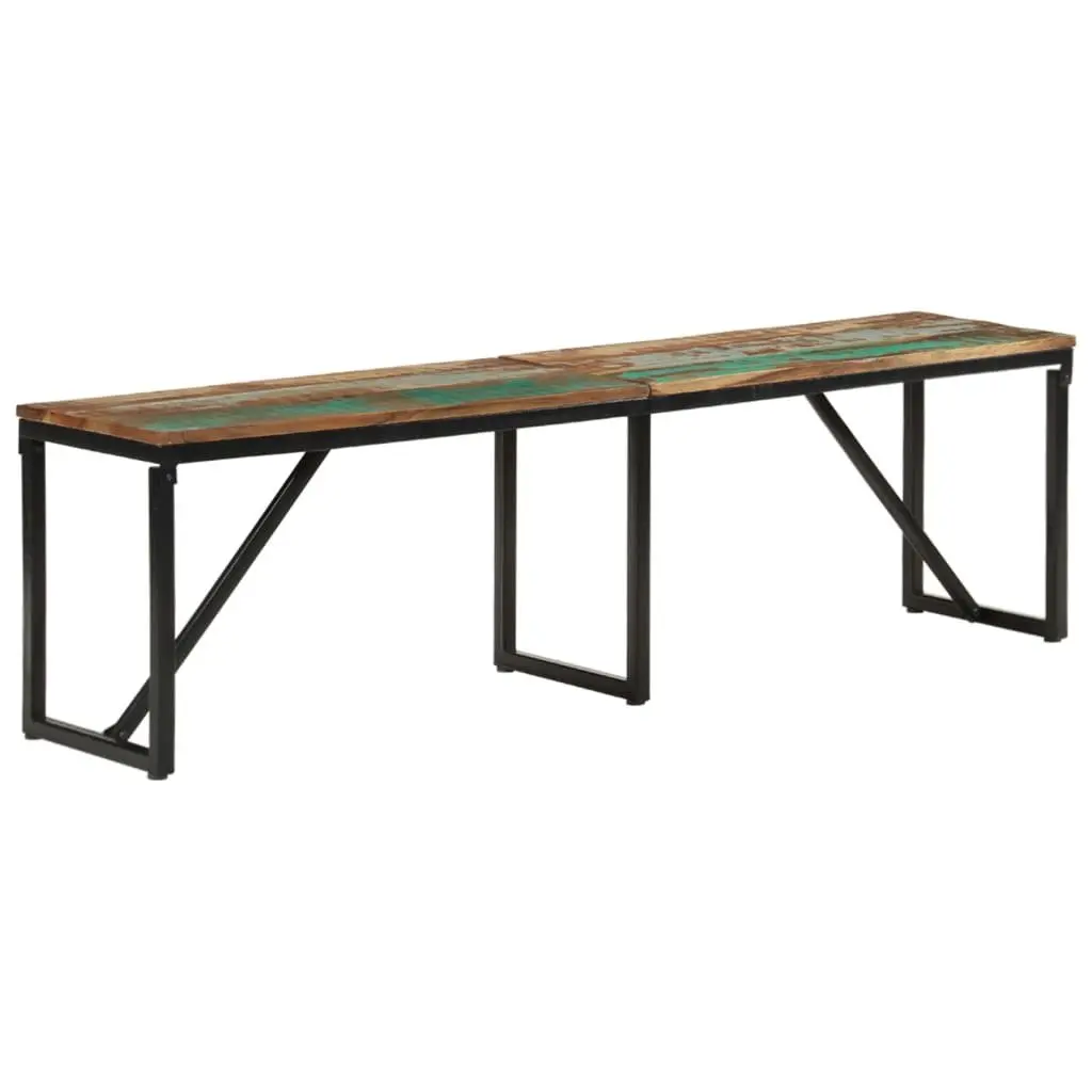 Reclaimed Solid Wood Bench for Entryway 160x35x46 cm