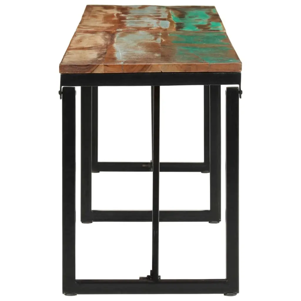 Reclaimed Solid Wood Bench for Entryway 160x35x46 cm