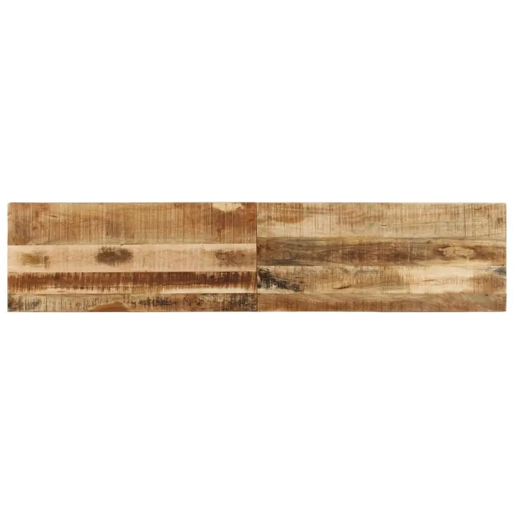 Solid Wood Bench Industrial Style 160x35x46 cm Mango Wood Iron Frame