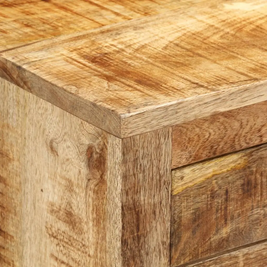Sideboard Cabinet 80x30x65 cm Solid Mango Wood Storage with Drawers Brown