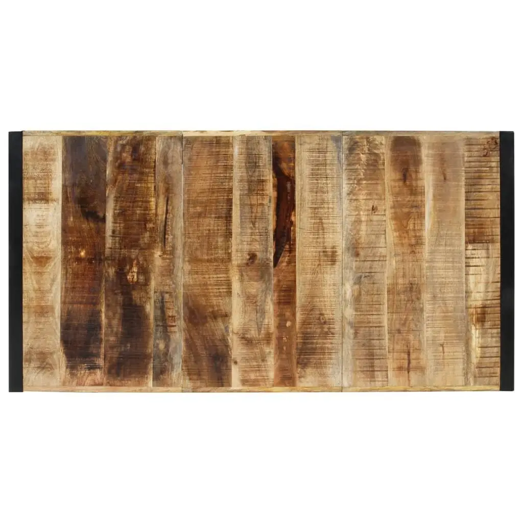 Brown Solid Mango Wood Dining Table 175x90x76 cm