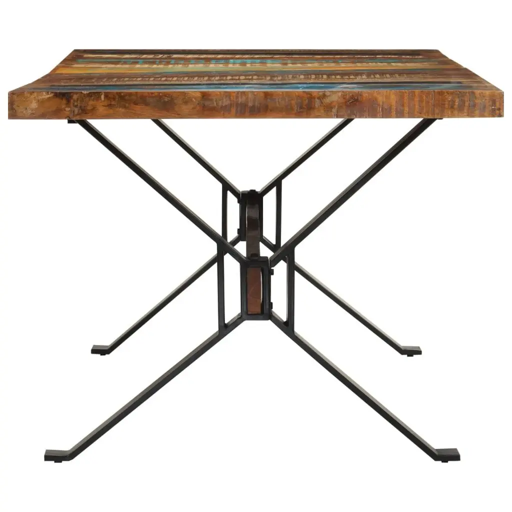 Dining Table Vintage 180x90cm Solid Reclaimed Wood Brown