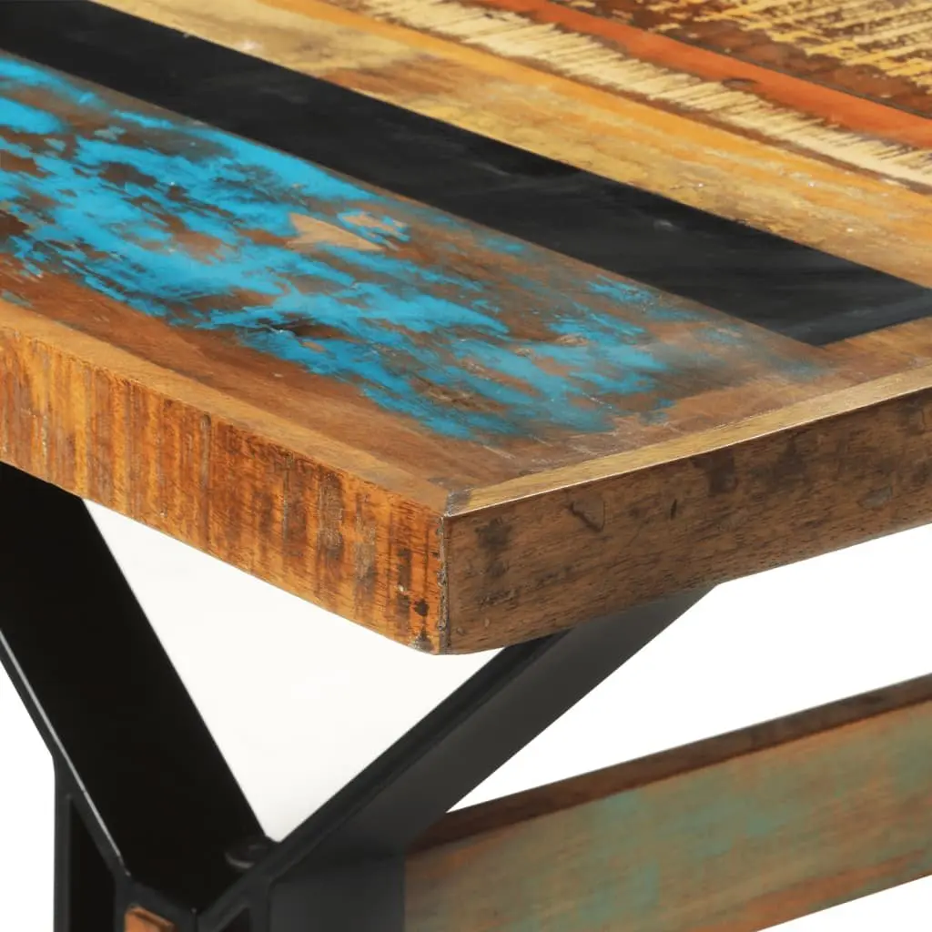 Dining Table Vintage 180x90cm Solid Reclaimed Wood Brown