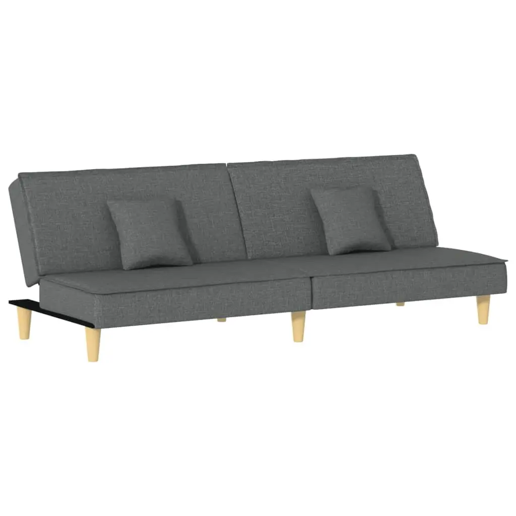 Adjustable Grey Fabric Sofa Bed for Comfort and Style