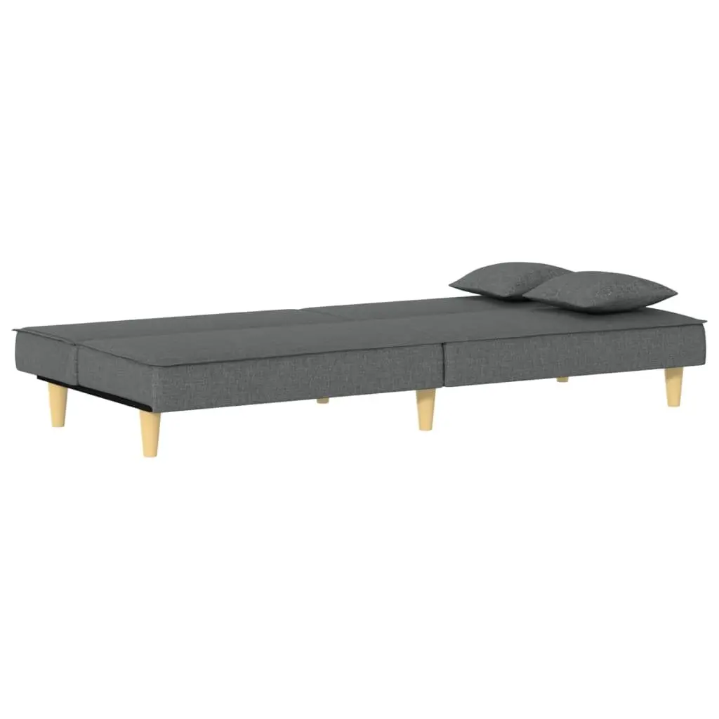 Adjustable Grey Fabric Sofa Bed for Comfort and Style