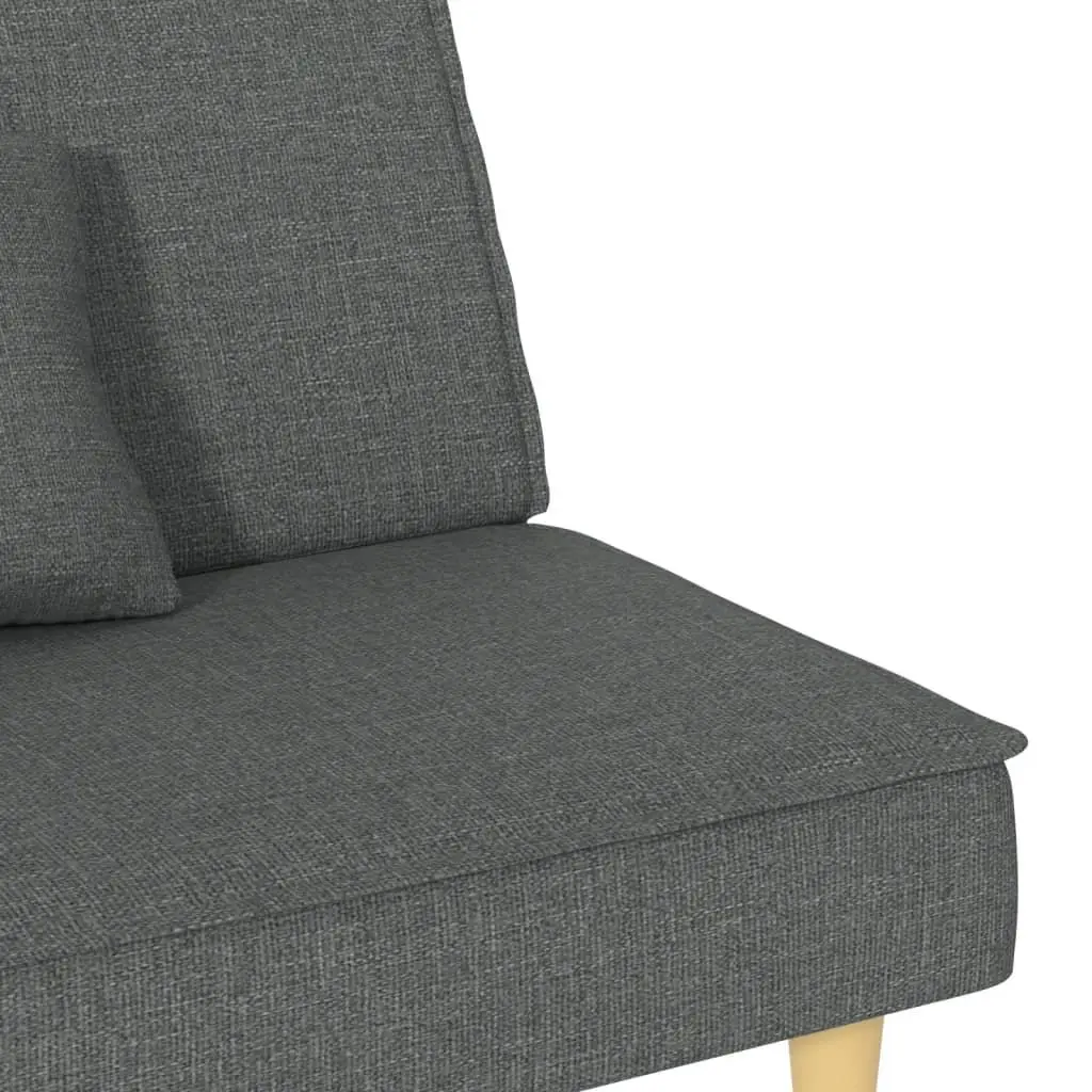 Adjustable Grey Fabric Sofa Bed for Comfort and Style