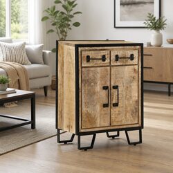 Inviting Sideboard Cabinet with 2 Drawers for Storage
